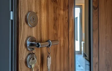 Ein Schlüssel steckt im Schloss Ein Schlüssel steckt im Schloss